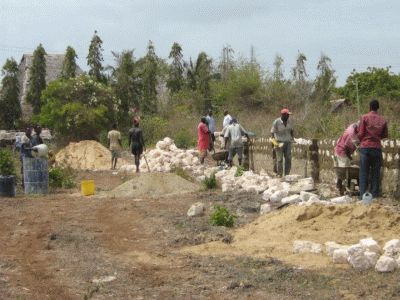 nieuwbouw Maweni Kenia